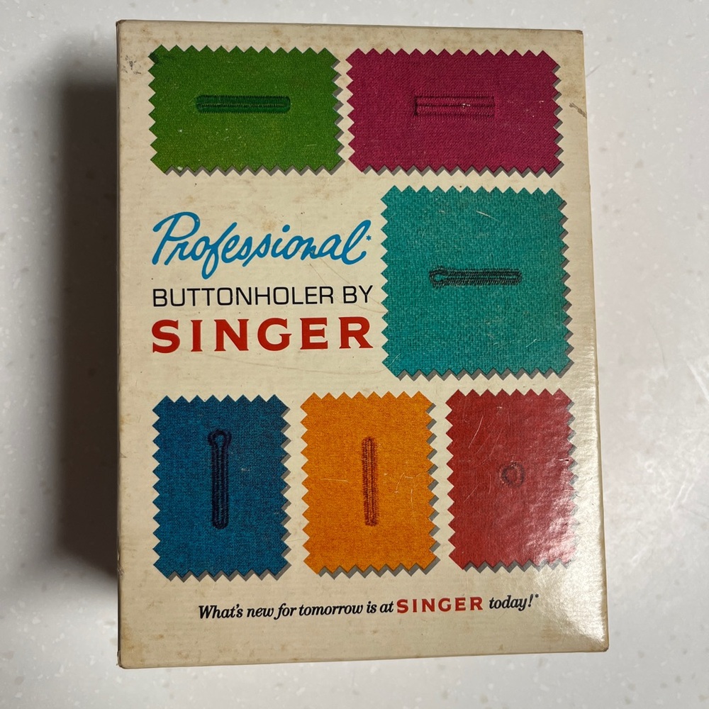 1970’s Professional Buttonholer by SINGER